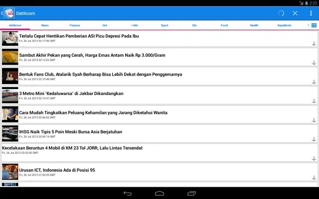 Indonesia News android App screenshot 0