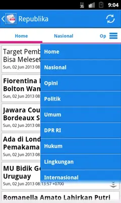 Indonesia News android App screenshot 5