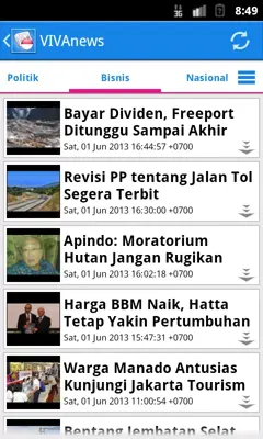 Indonesia News android App screenshot 6